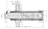 Hydraulický valec EW 60/75-620 M18x1,5 SM 