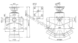 Hydraulicky valec  EW 60/75/90-1000 M18x1,5 MR 