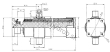 Hydraulický valec EW 75/90/105-1200 M18x1,5 SM