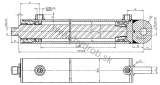 Hydraulický valec DW 60/40-550 M16x1,5 SM 