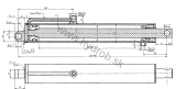 Hydraulický valec DW 70/40-450 M16x1,5 SM