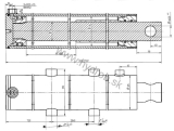 Dvojčinný hydraulický valec DW 110x70-3420 