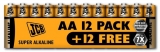 JCB SUPER alkalická batéria LR06 - 1,5V AA, blister 24 ks