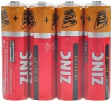 JCB zinko-chloridová batéria R06 - 1,5V AA, blister 4 ks