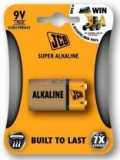 JCB alkalická batéria 6F22 - 9V, blister 1 ks