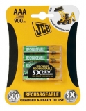 JCB RTU NiMH R03- 1,2V AAA, 900mAh, prednabitá, blister 4 ks