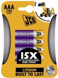 JCB lítiová batéria FR03 - 1,5V AAA, blister 4 ks