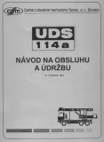 Návod slovenský UDS 114a, 4.vyd. 1991