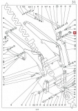 Cap paky lavy pracovneho zariadenia UNC 061; 533-9-62-25-256-1