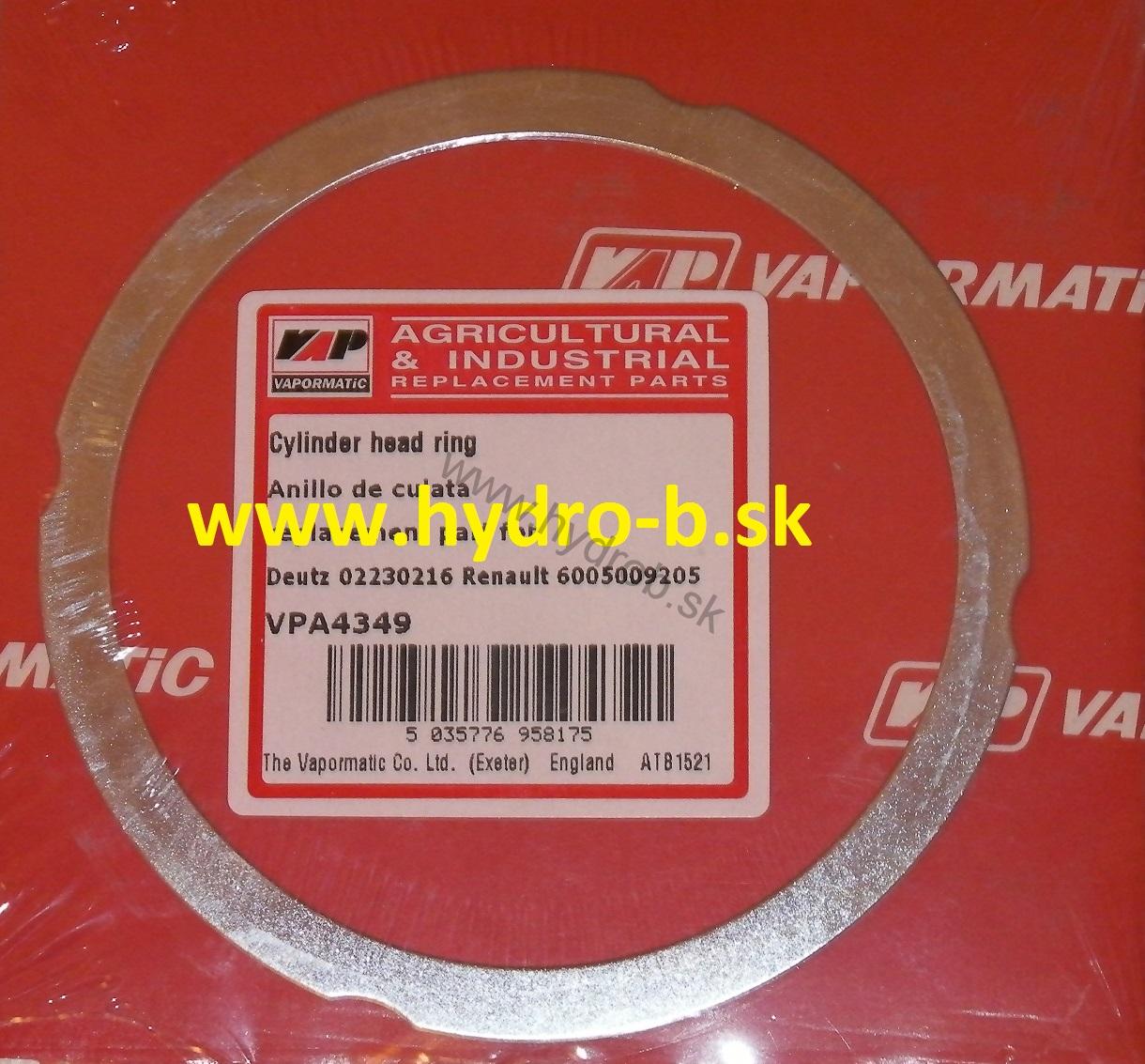 Tesniaci kruzok hlavy 1,1 mm DEUTZ 102,7x120 mm, VPA4349-S