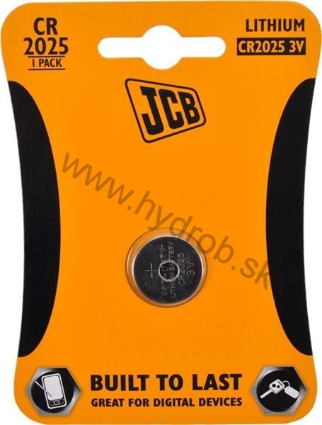 JCB gombíková lítiová batéria CR2025 - 3,0V, blister 1 ks 
