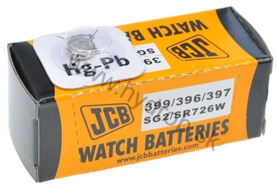 JCB gombíková batéria SILBEROXID 399/396/397 - 1,55V, blister 1 ks 