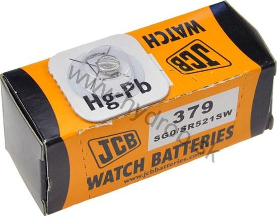 JCB gombíková batéria SILBEROXID 379 - 1,55V, blister 1 ks 