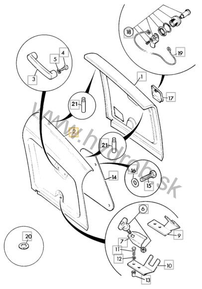 Bocny kryt motora pravy 123/05578