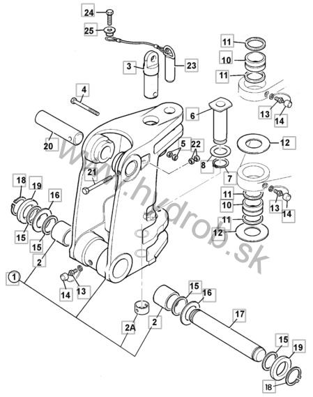 Veza otoce - konik 3CX 4CX od 1997 128/10855, 128/E5582