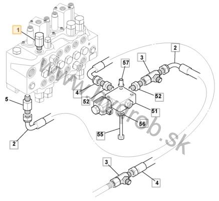 Poistny ventil ARV 3800 PSI 25/222498, 25/221260, 25/610500, 333/C8657