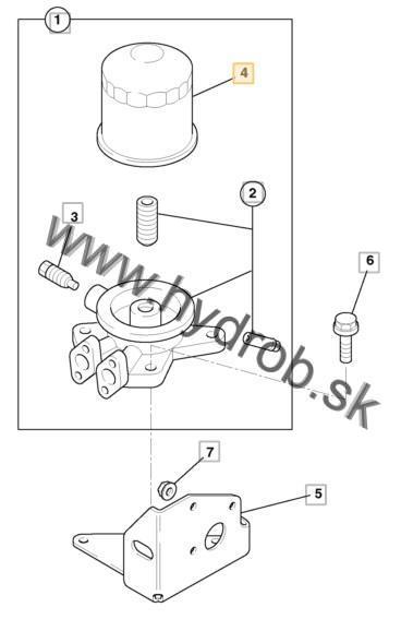 Filter motoroveho oleja 805 806 808 02/800176
