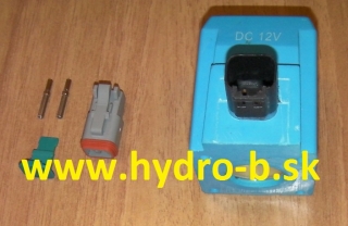 Cievka elektromagnetickeho rozvadzaca s konektorom 12V 3CX 4CX 25/221054