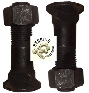 Skrutka s maticou k zubu JCB 2CX, 3CX, 4CX 826/00303; VOLVO BL61, BL71