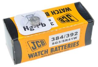 JCB gombíková batéria SILBEROXID 384/392 - 1,55V, blister 1 ks 