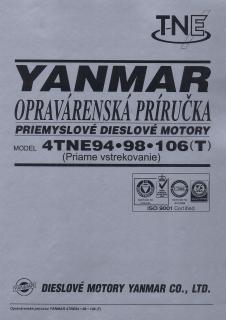 Opravárenská príručka motorov 4TNE 94. 98. 106 (T) slovenská