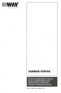 Katalóg ND YANMAR 4TNV94, vydanie I/2004
