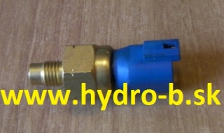 Čidlo teploty vody hlavy motora (modré) JCB DIESELMAX, 320/04588