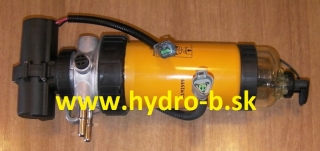 Elektrické palivové čerpadlo 12V s filtrom (komplet), motor JCB DIESELMAX 332/D6723
