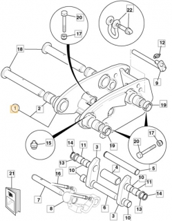 Rýchloupínač hydraulický 3CX 4CX 980/88932